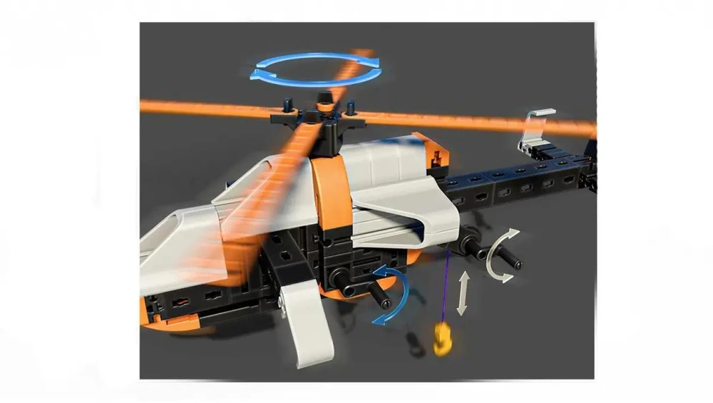 Fischer Technik Fischertechnik 571904 Konstravimo rinkinys, 10 modeliai, 7 metai ir vyresni, 330 komponentai, mokslas, QWERTZ