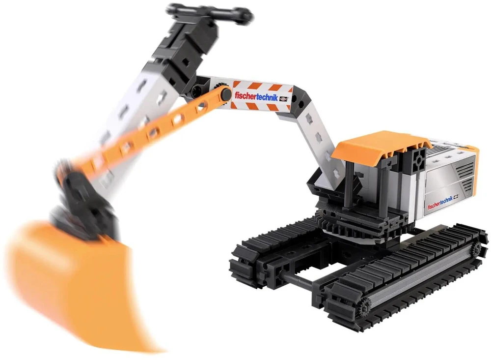 Fischer Technik Fischertechnik Ekskavatorius 576104, 125 dalys, 7 metai ir daugiau, judantis kaušas, surinkimo rinkinys