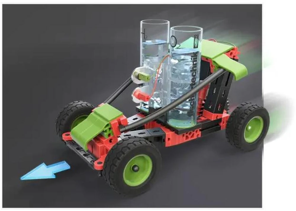 Fischer Technik Fischertechnik fischertechnik H2 kuro elementų automobilis, konstruktorius