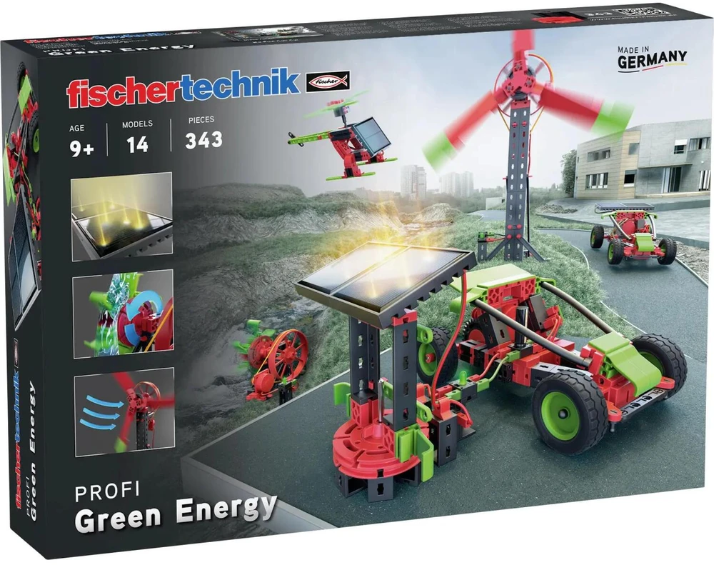 Fischer Technik Fischertechnik fischertechnik Žalias Energy* construction toy