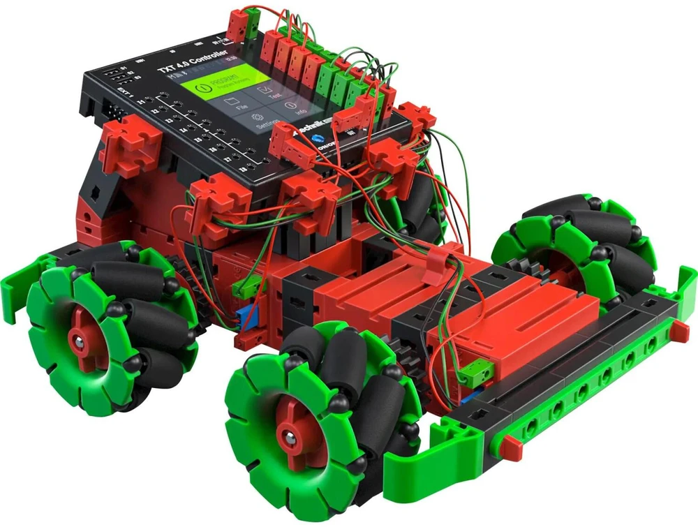 Fischer Technik „Fischertechnik“ robotikos aukštųjų technologijų eksperimentų rinkinys