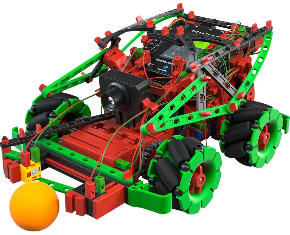Fischer Technik „Fischertechnik“ robotikos aukštųjų technologijų eksperimentų rinkinys