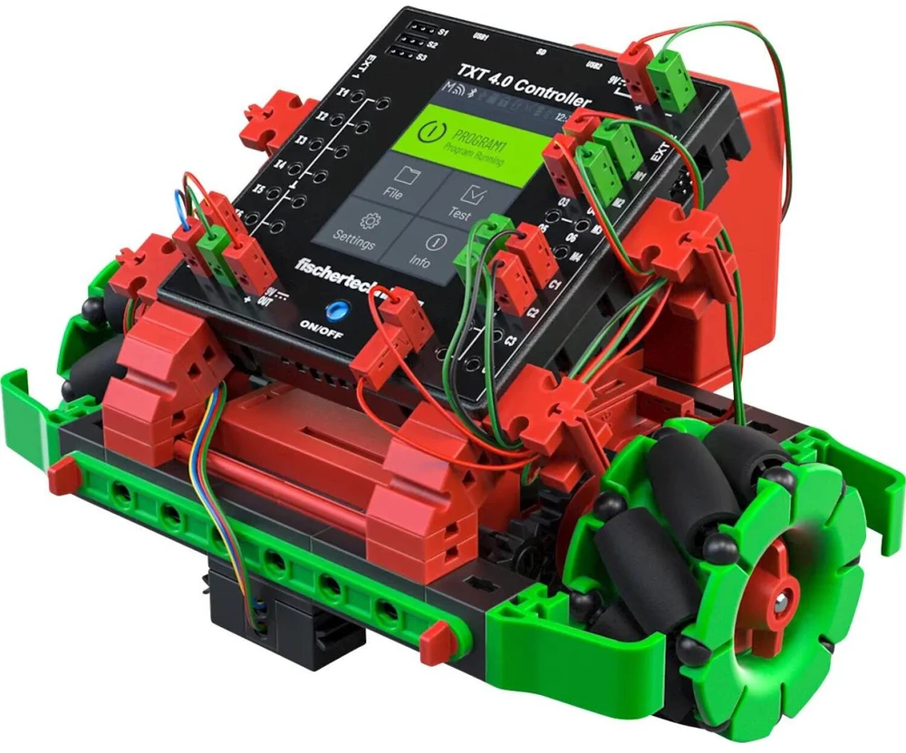 Fischer Technik „Fischertechnik“ robotikos aukštųjų technologijų eksperimentų rinkinys