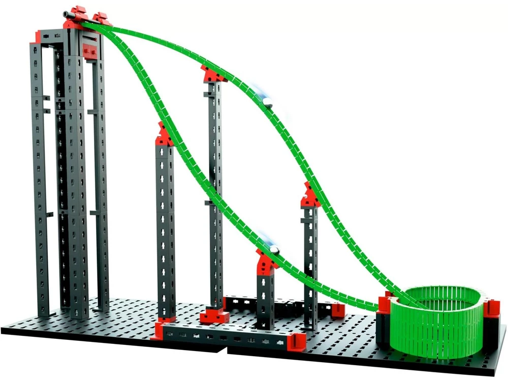 Fischer Technik fischertechnik 536621 - Žaislinis marmurinis bėgimas ir kamuoliukai (rinkinys) - 7 m. - Daugiaspalvis - 465 mm - 80 mm - 390 mm