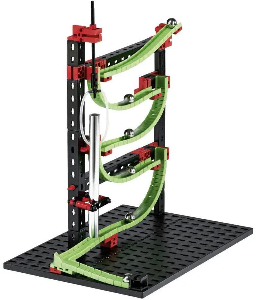 Fischer Technik fischertechnik Dynamic M - Physics erector set - 7 yr(s) - 550 pc(s) - Juodas,Žalias,Raudona - Steel - 465 mm