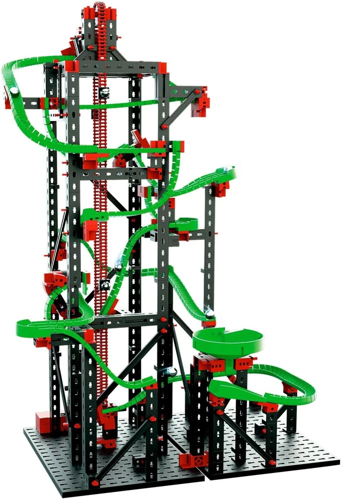 Fischer Technik fischertechnik 536621 - Žaislinis marmurinis bėgimas ir kamuoliukai (rinkinys) - 7 m. - Daugiaspalvis - 465 mm - 80 mm - 390 mm