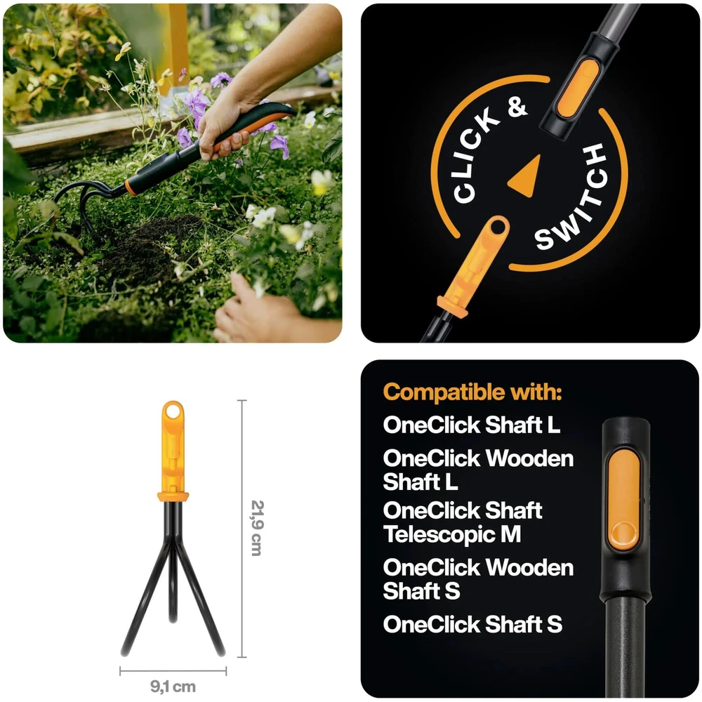 Kauptukas Fiskars OneClick 1080686, plienas