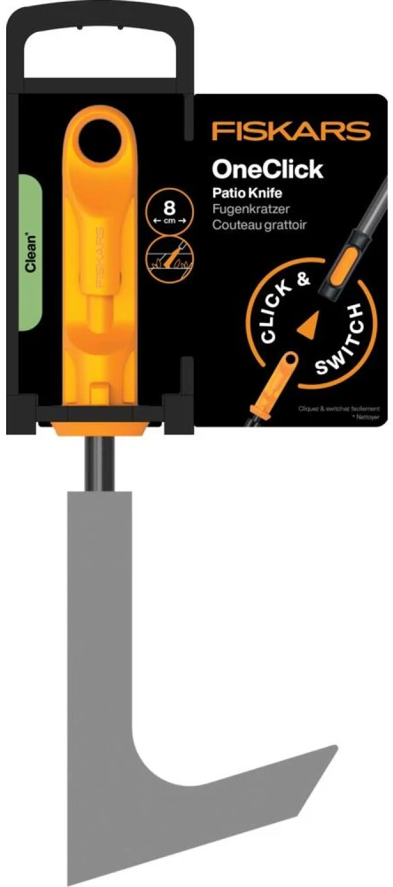 Žolės grandiklis Fiskars OneClick 1080687, plienas