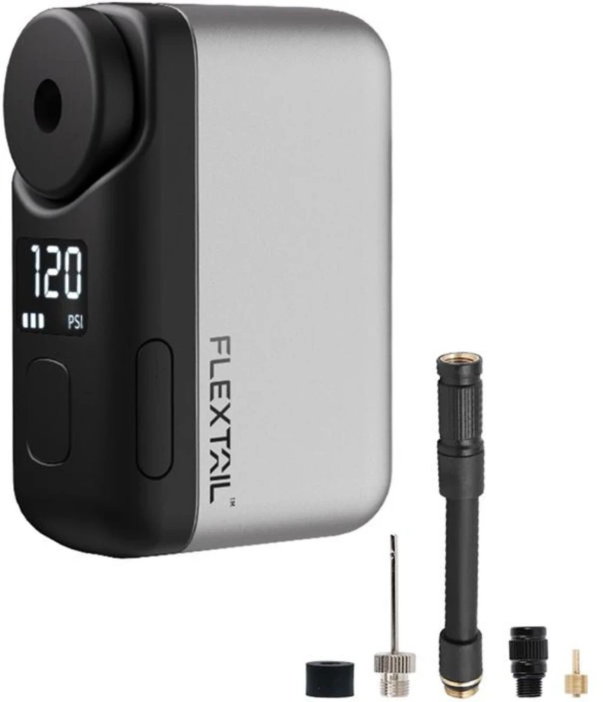 Dviračio Pompa - Flextail Tiny Pro-G, 120 PSI, Pilkas