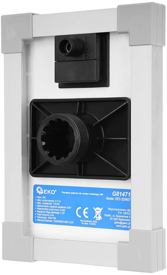 Geko saulės tvenkinio siurblys 2w (10) G81471