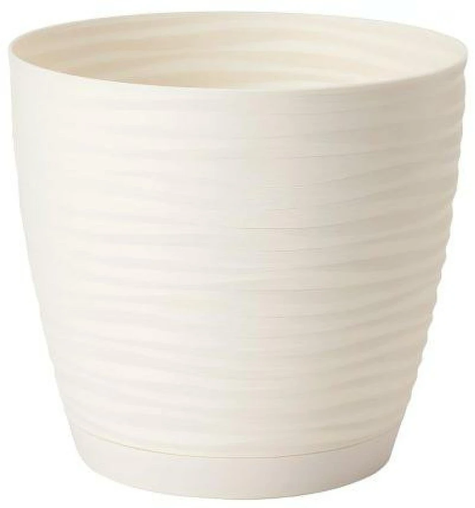 Gėlių vazonas Form Plastic Petit 3030, plastikinis, baltos spalvos.