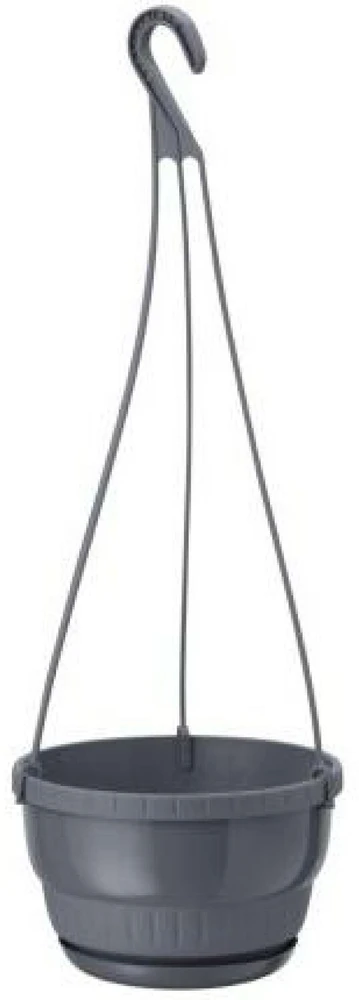 FORM PLASTIC Gėlių vazonas pakabinamas 22cm Europa juodas