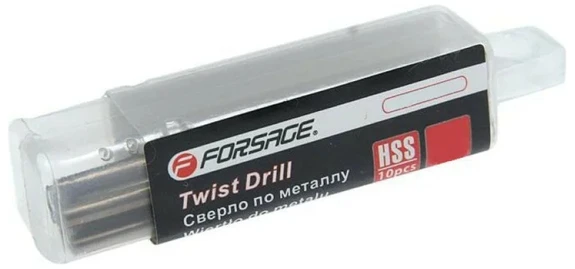 Forsage Metalo grąžtas 4,8 mm HSS+Co (10 vnt.)