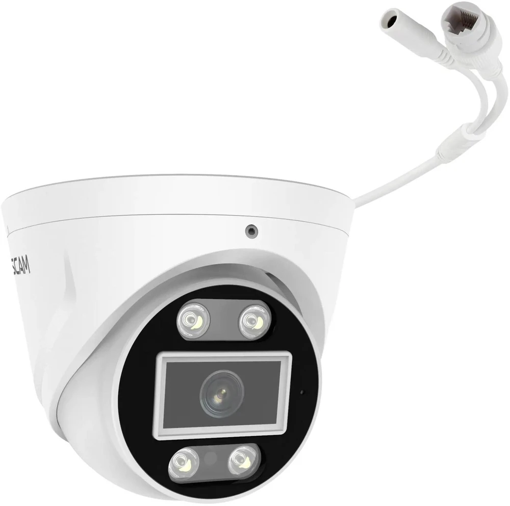 Foscam T8EP, IP apsaugos kamera, lauko, laidinė, „Amazon Alexa“ ir „Google Assistant“, 4500 K, FCC, CE, WEEE