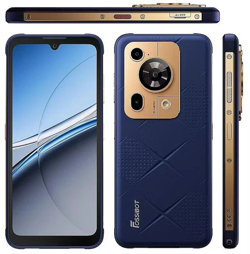 Fossibot išmanusis telefonas F112 Pro mėlynas