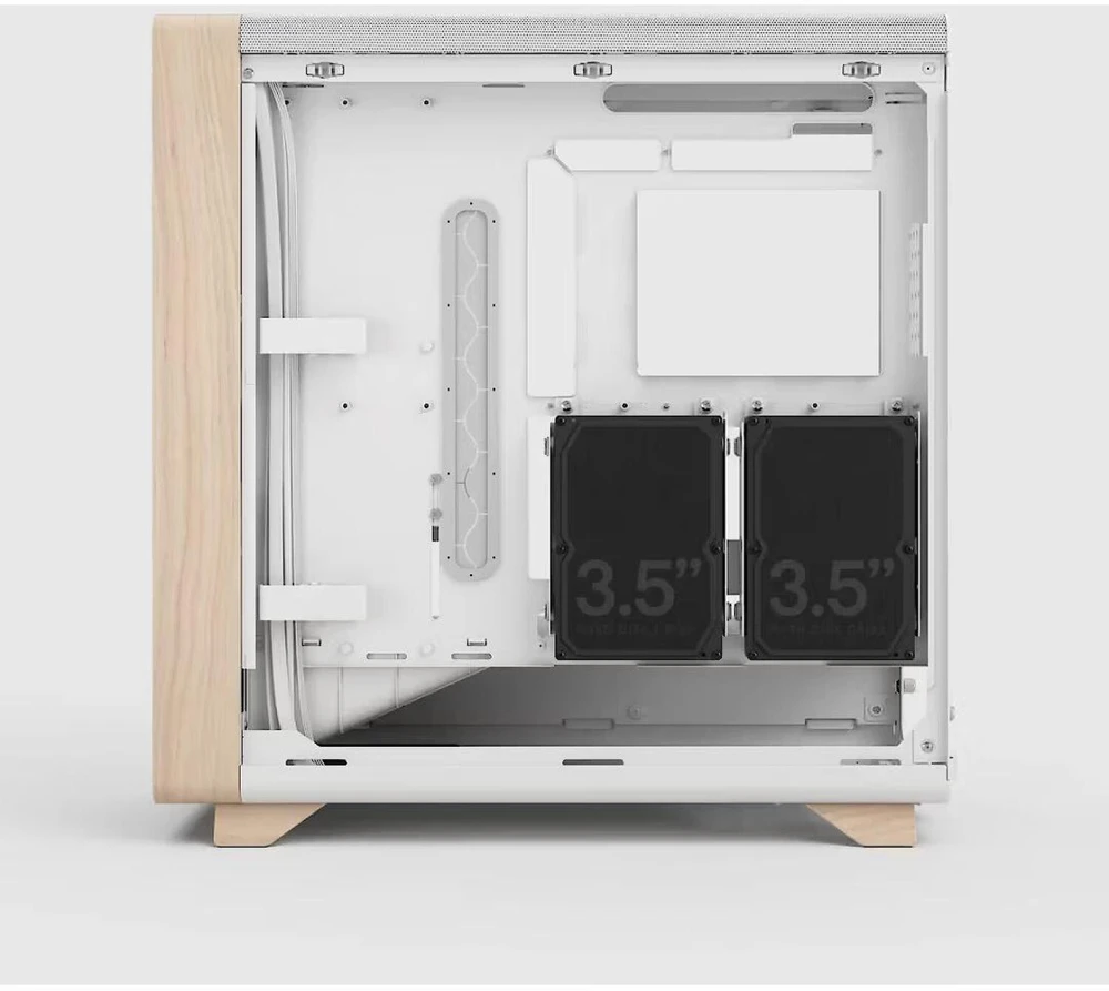 Fractal Design korpusas | Summit | ATX | Chalk baltas TG Clear Tint