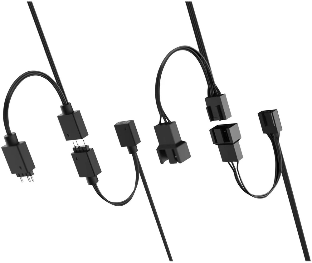 Fractal Design Fraktalų dizainas | Aspect 14 RGB PWM 3-pack | Juodas Rėmas | N/A