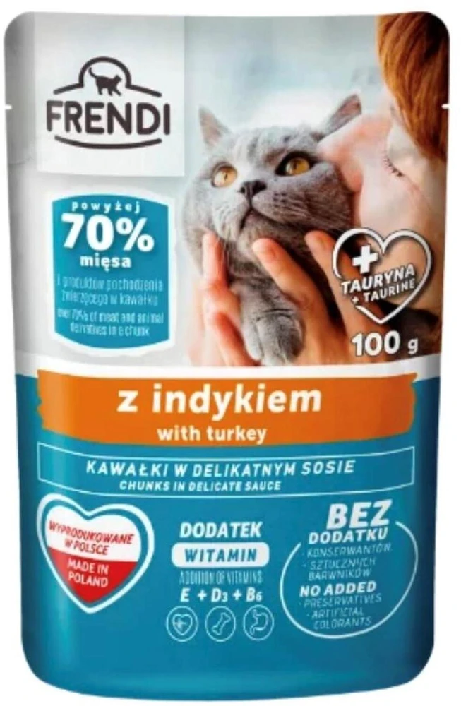 FRENDI kalakutiena in sauce - wet cat food - 100g