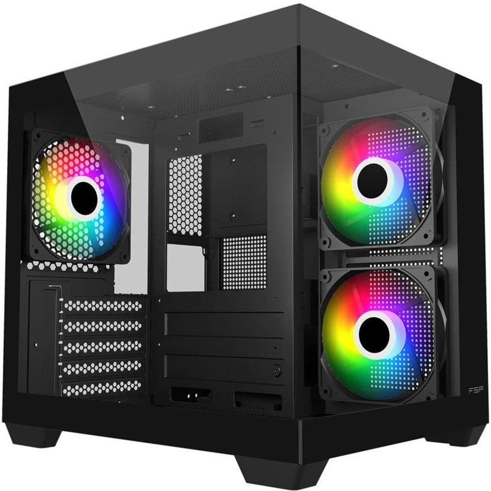 Fortron FSP Case | S140-BA | Mini-ITX, uATX (M-ATX) | Juoda