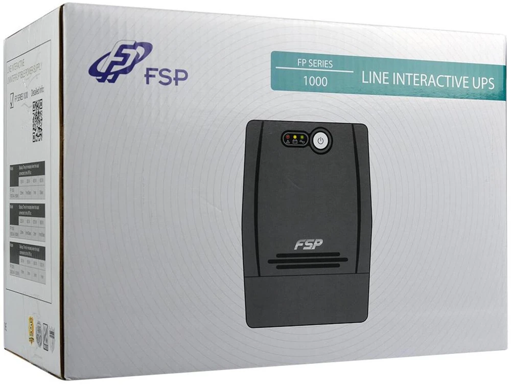 FSP | FP 1000 | 1000 VA | 110/120 VAC arba 220/230/240 VAC | 290 V
