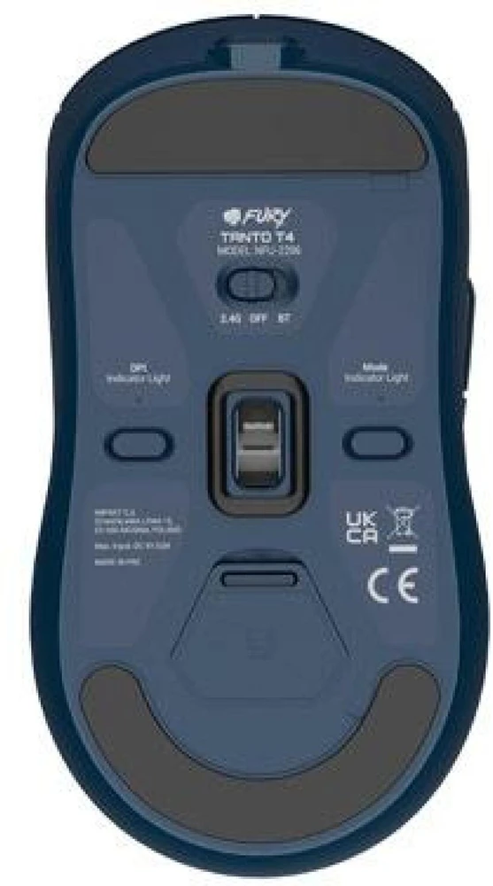 FURY Tanto T4 pelė žaidimams wireless 12000 dpi navy mėlynas