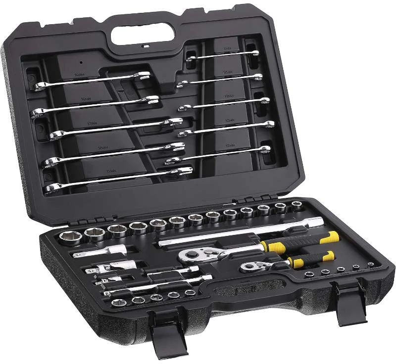 Stanley ST.Rinkinys SU RETKELIAIS 1/4" 1/2" IR PRIEDAIS 41VNT.