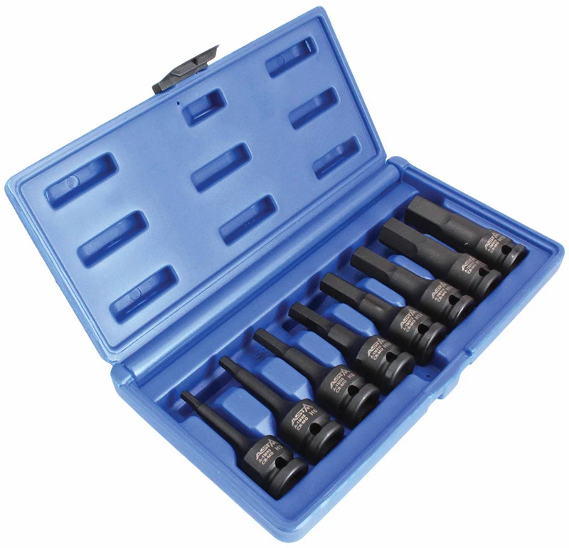 ASTA 1/2 "HEX / IMBUS IMPACT SOCETS 8vnt.