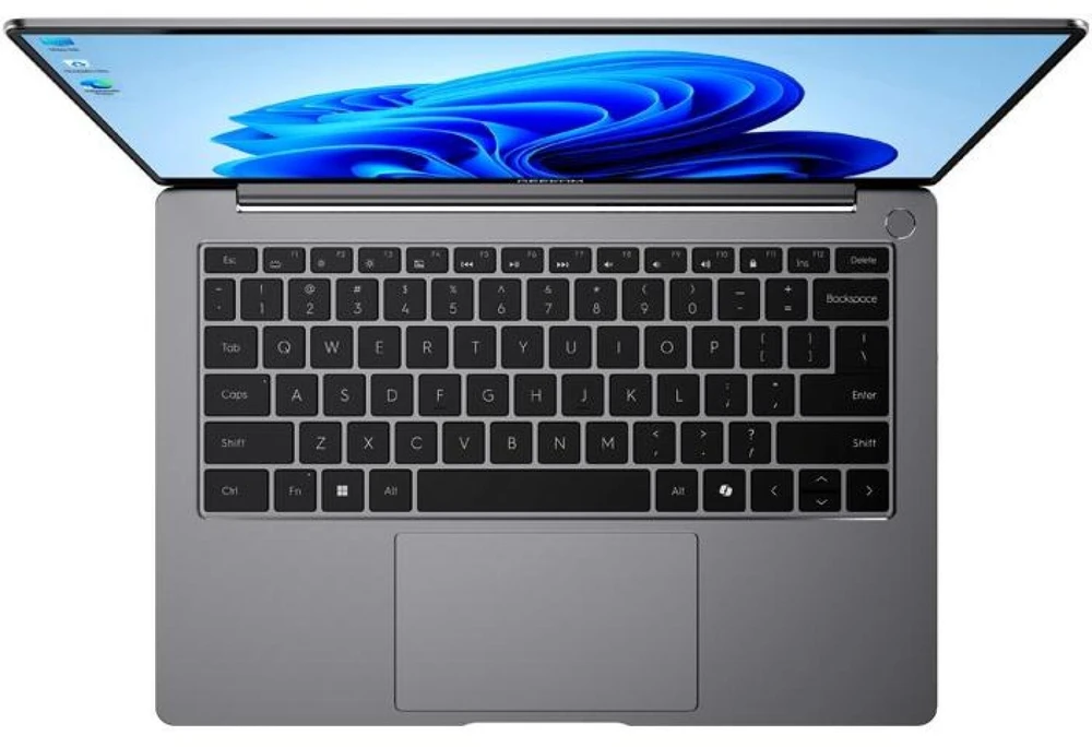 Nešiojamas kompiuteris - GEEKOM GeekBook X14 Pro | Ultra 5-125U | 16 GB | 500 GB | 14 colių | Wi‑Fi 6E | Win11 Pro | titaninė pilka
