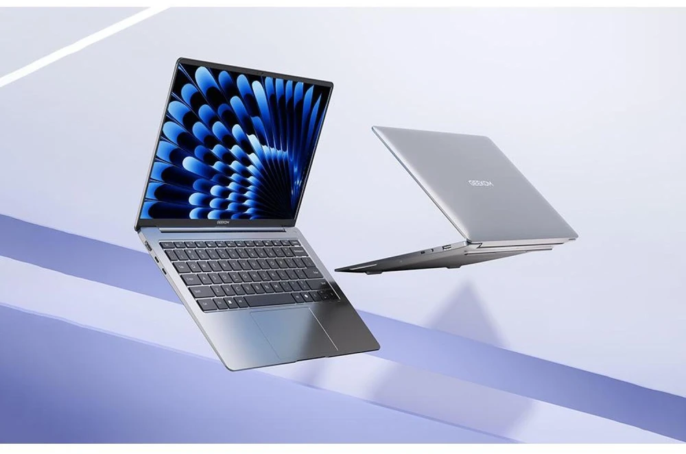 Nešiojamas kompiuteris - GEEKOM GeekBook X14 Pro | Core Ultra 9-185H | 32 GB | 1 TB | 14 col. | Wi‑Fi 6E | Win11 Pro | titano pilka