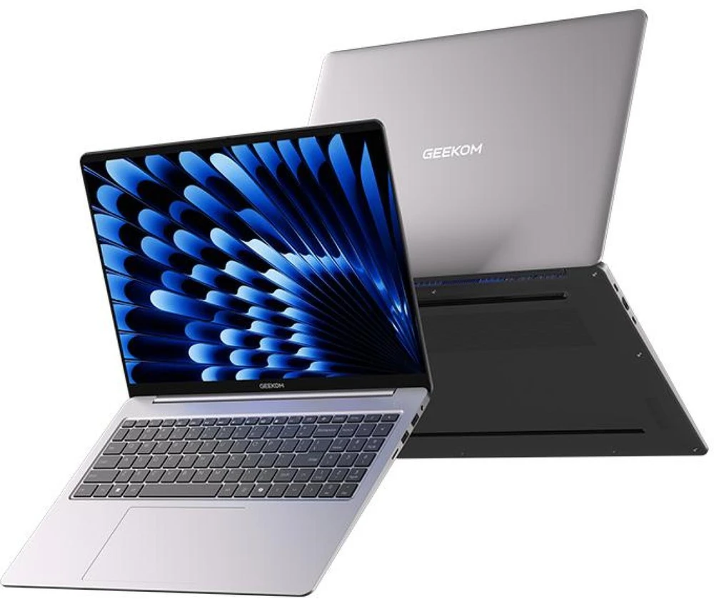 Nešiojamas kompiuteris - GEEKOM GeekBook X16 Pro | Core Ultra 5 125U | 16 GB | 500 GB SSD | 16" | Wi‑Fi 6E | Win11 | Titano pilka