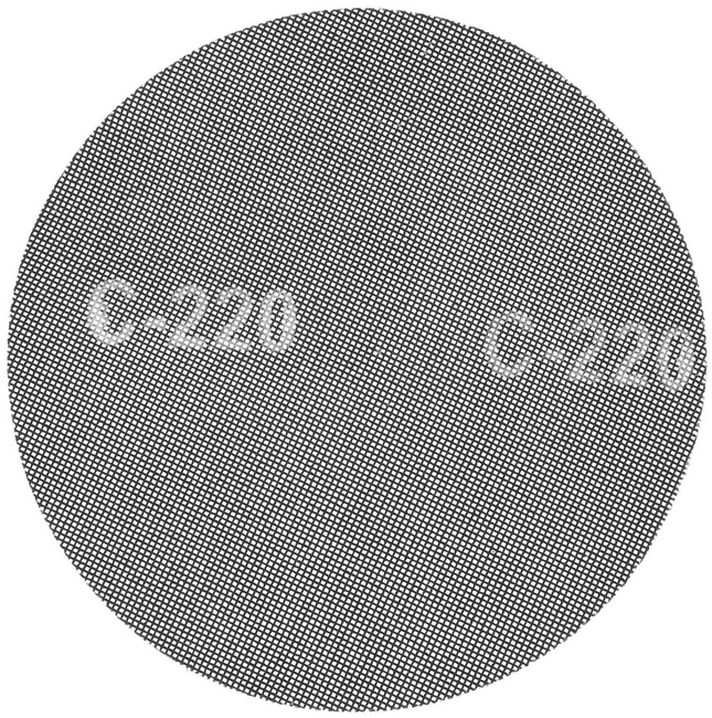 Geko Šlifavimo tinklelis su Velcro 225mm P220 (5/250)