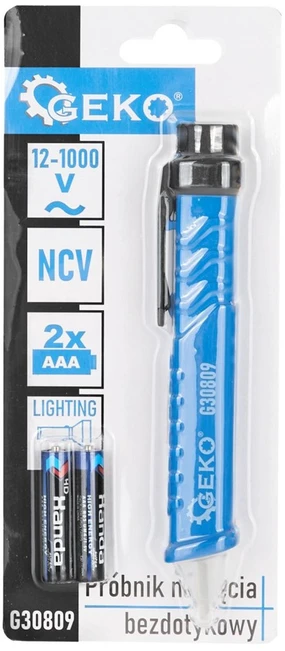 Geko Bekontaktis įtampos testeris 12–1000 V (200 V)