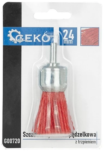 Geko Nailono vielinis šepetėlis su kotu 24 mm (200)