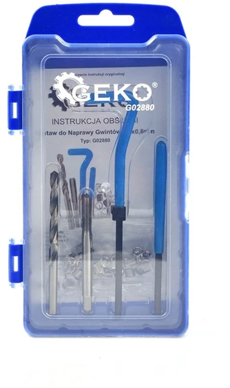 Geko Sriegio taisymo rinkinys M5x0,8mm (10/40)