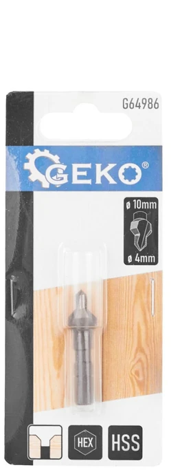 Geko Freza - įgilintuvas varžtams 4/10 mm (400)