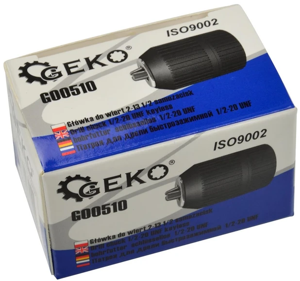 Geko GŁÓWKA gręžtuvui 13mm 1/2 SAMOZACISKOWA