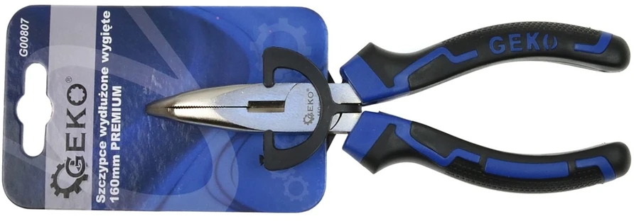 Geko szczypce wydłużone wygięte 160mm premium (G00807)