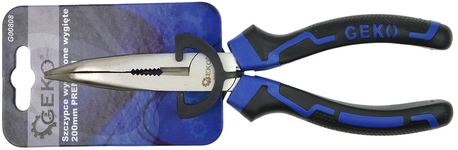 Geko szczypce wydłużone wygięte 200mm premium (G00808)