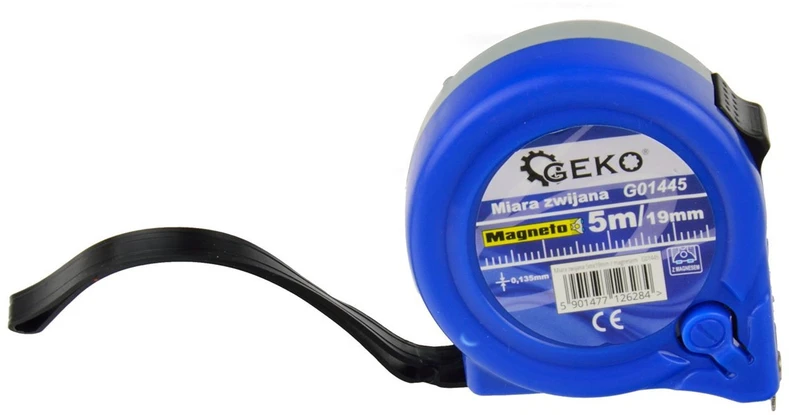 Geko 5mx19mm matavimo juosta su magnetu (12/120)
