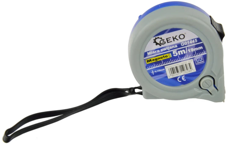 Geko 5mx19mm matavimo juosta su magnetu (12/120)