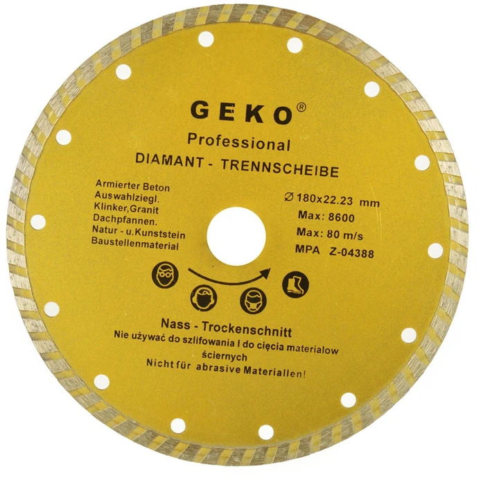 Geko tarcza diamentowa 180mm turbo (G00262)