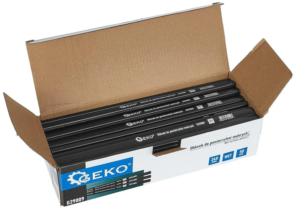 Geko Pieštukas šlapiems paviršiams 240 mm 50 vnt. – ekspozicinis kartonas (20) (Ekspozicinė prekė)