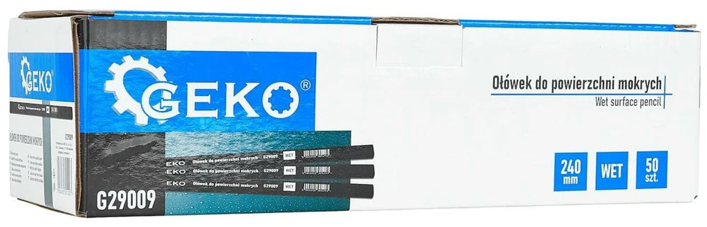 Geko Pieštukas šlapiems paviršiams 240 mm 50 vnt. – ekspozicinis kartonas (20) (Ekspozicinė prekė)