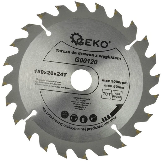 Geko tarcza do drewna 150x20x24T (G00120)