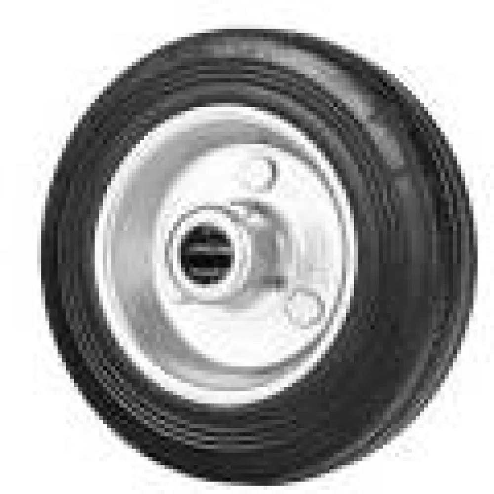 Geko Plieninis-guminis ratas 100mm 60kg (80) (5903418305505)