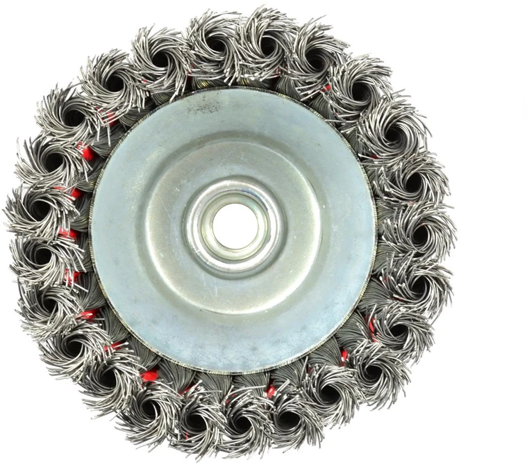 Geko Wire priekinis šepetys 125mm M14 + juosta (G00613)