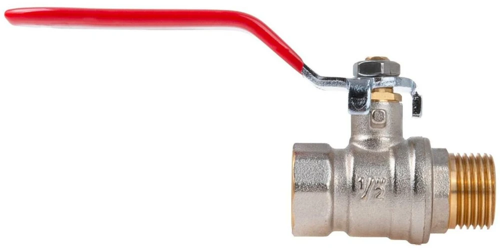 Geko Rutulinis vožtuvas 1/2'' WZ DN15 su sandarikliu ir rankena G70220