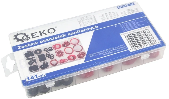 Sanitarinės sandarikliai Geko Rinkinys 141vnt (24)