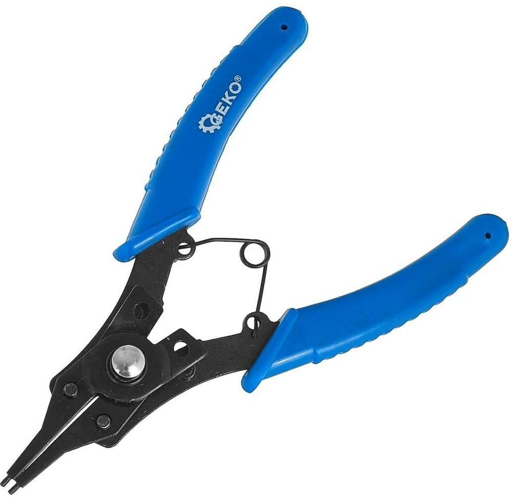 Geko Seegerio segtukų replės su keturiais keičiamais antgaliais 160mm (12/60)
