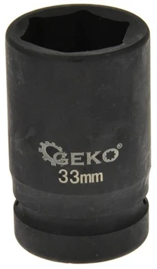 Geko Nasadka smūginis 1'' 33mm juoda (50)